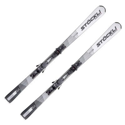 Лыжи горные Stockli Laser SC + MC12 black matt-shine  Лыжи горные Stockli Laser SC + MC12 black matt-shine