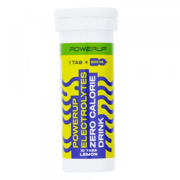 Таблетки шипучие Powerup Electrolytes лимон