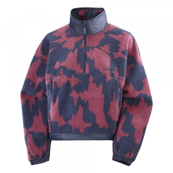 Флисовая кофта женская Salomon Chroma Crop Hz 