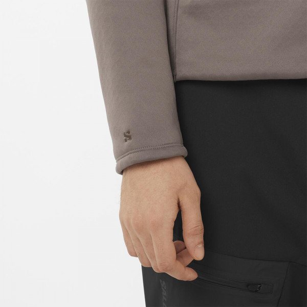 Флисовая кофа мужская Salomon Outline Warm Fz 