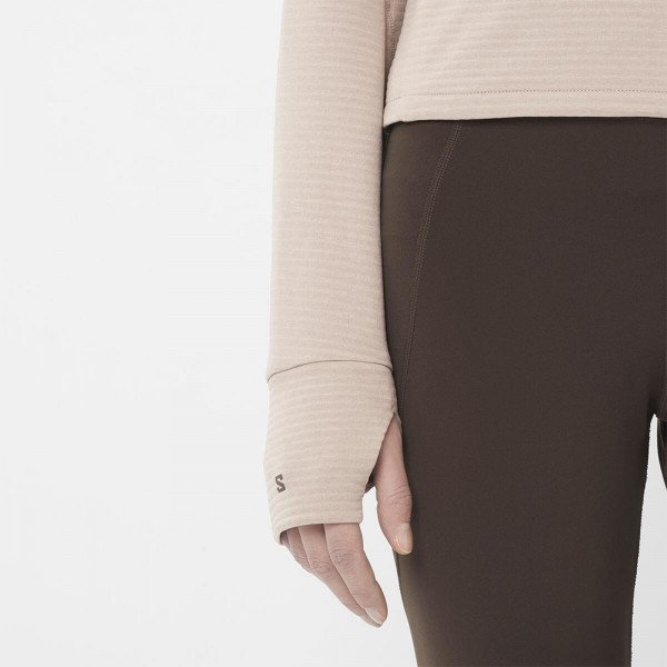 Лонгслив женский Salomon Sntial Lightwarm 