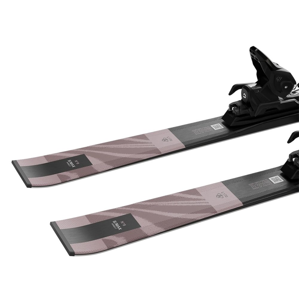 Лыжи горные Salomon Skis E S/Max N°8 G M + Bindings E M10 Gw black chrome cstl M L80 