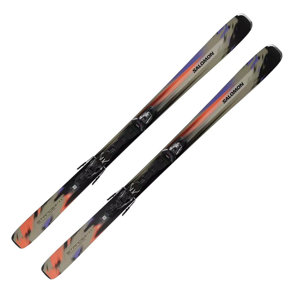 Лыжи горные Salomon E Stance 80 + E M10 Gw black L80 