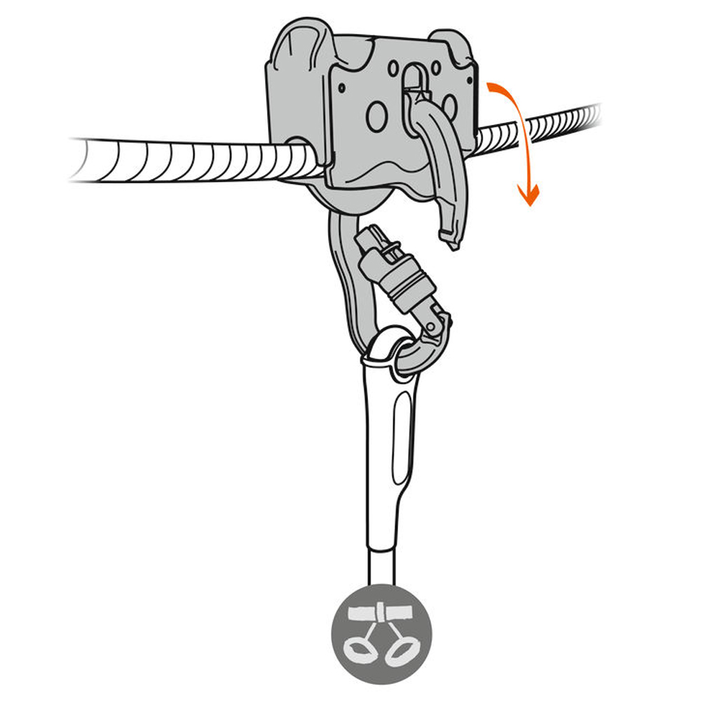 Ролик Petzl Trolley Trac Guide Ролик Petzl Trolley Trac Guide