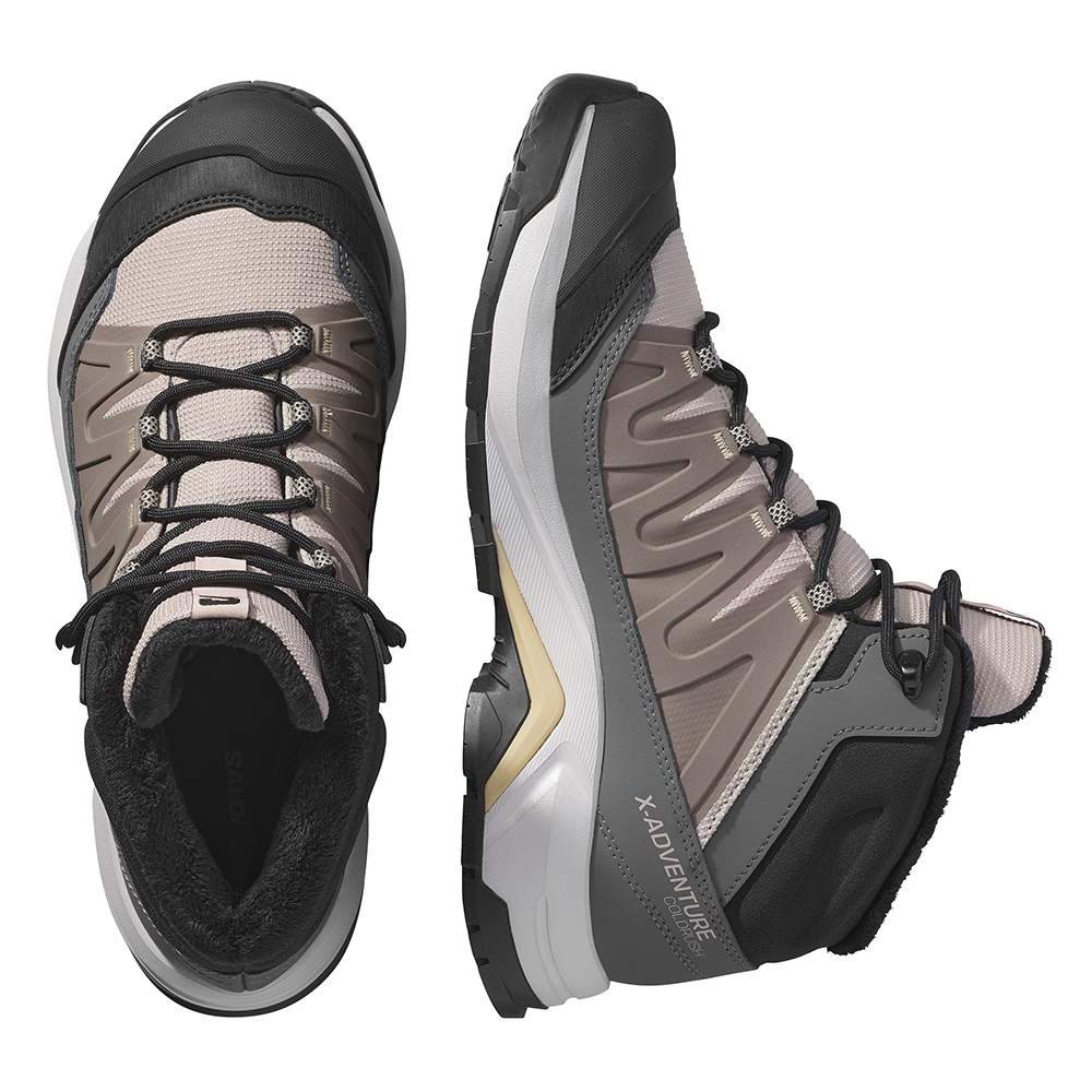 Треккинговые ботинки утепленные женские Salomon X-Adventure Coldrush WP Треккинговые ботинки утепленные женские Salomon X-Adventure Coldrush WP