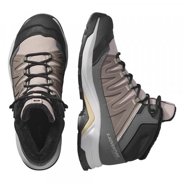 Треккинговые ботинки утепленные женские Salomon X-Adventure Coldrush WP Треккинговые ботинки утепленные женские Salomon X-Adventure Coldrush WP