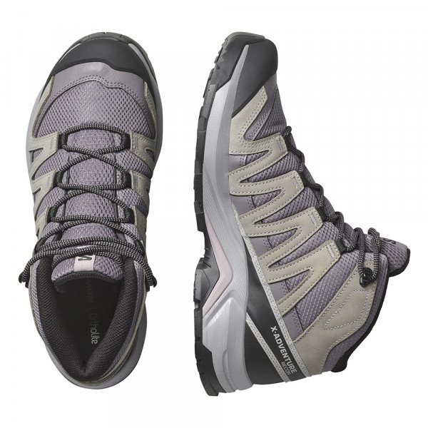 Треккинговые ботинки женские Salomon X adventure recon mid gtx 