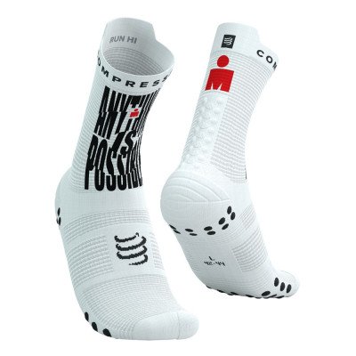 Беговые носки Compressport Pro racing socks v4.0 run high 360° print - ironman 2025 
