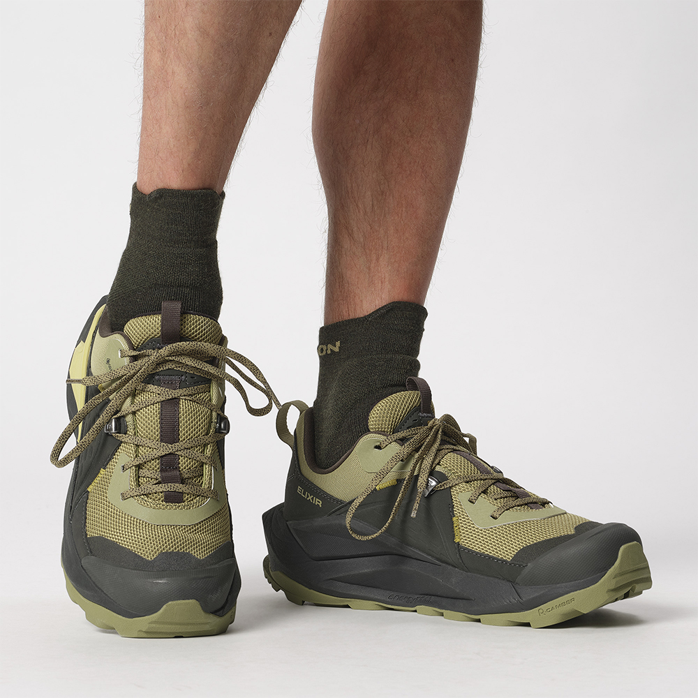 Треккинговые кроссовки мужские Salomon Elixir gore tex Треккинговые кроссовки мужские Salomon Elixir gore tex