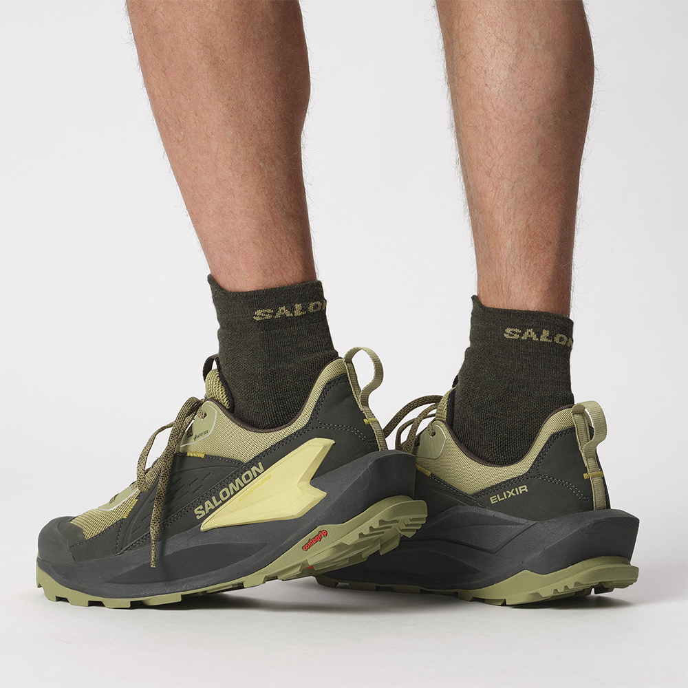 Треккинговые кроссовки мужские Salomon Elixir gore tex Треккинговые кроссовки мужские Salomon Elixir gore tex