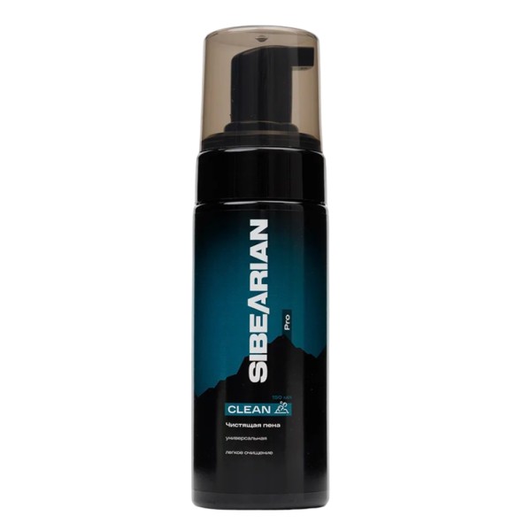Чистящая пена для обуви и одежды без запаха Sibearian Pro Clean 150 мл Чистящая пена для обуви и одежды без запаха Sibearian Pro Clean 150 мл