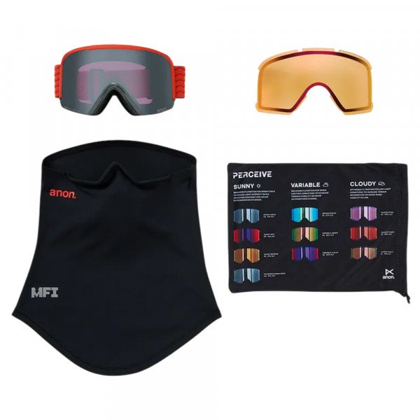 Маска горнолыжная Anon Nesa + линза + маска MFI