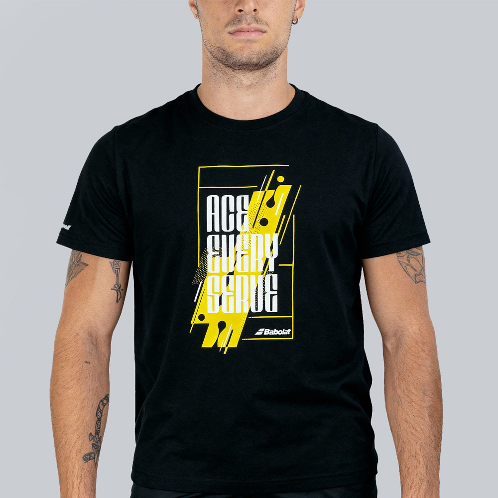 Футболка мужская Babolat Exercise Message Tee Футболка мужская Babolat Exercise Message Tee