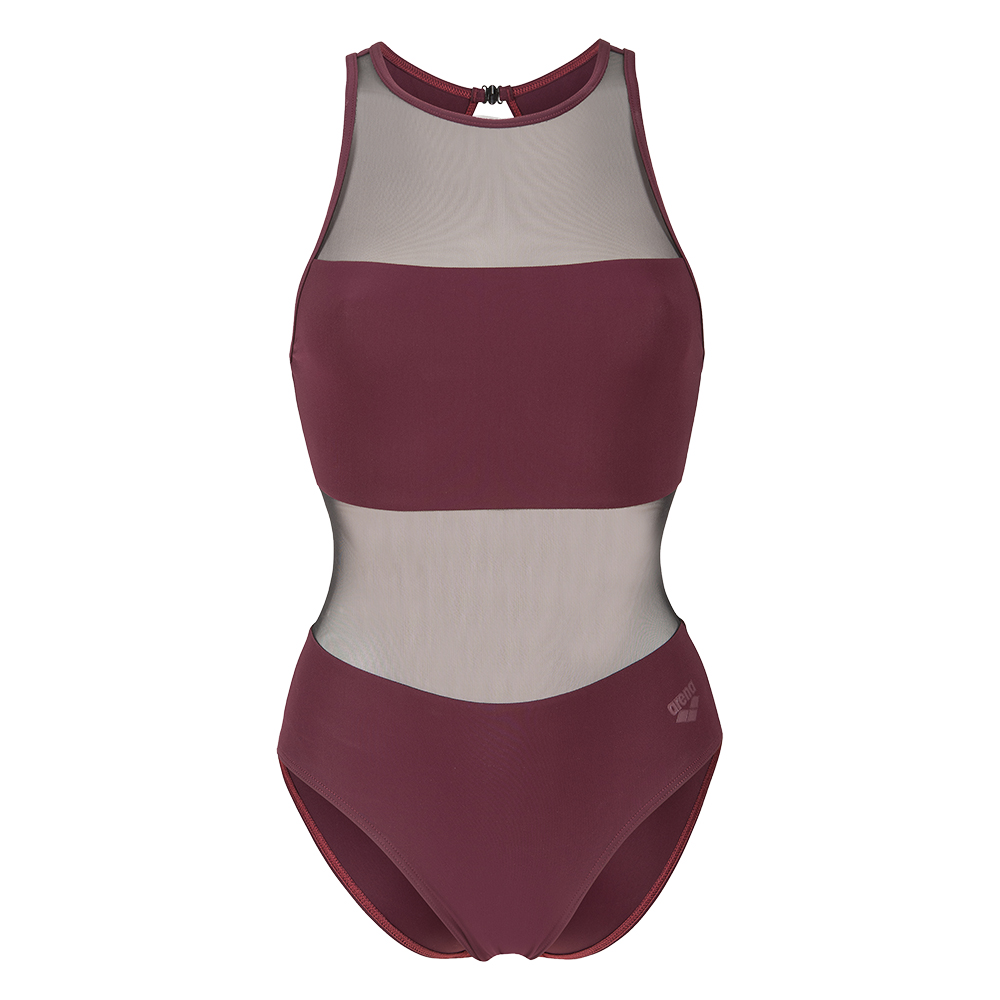 Купальник женский спортивный Arena MESH PANELS VENT BACK 