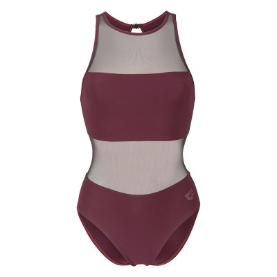 Купальник женский спортивный Arena MESH PANELS VENT BACK 