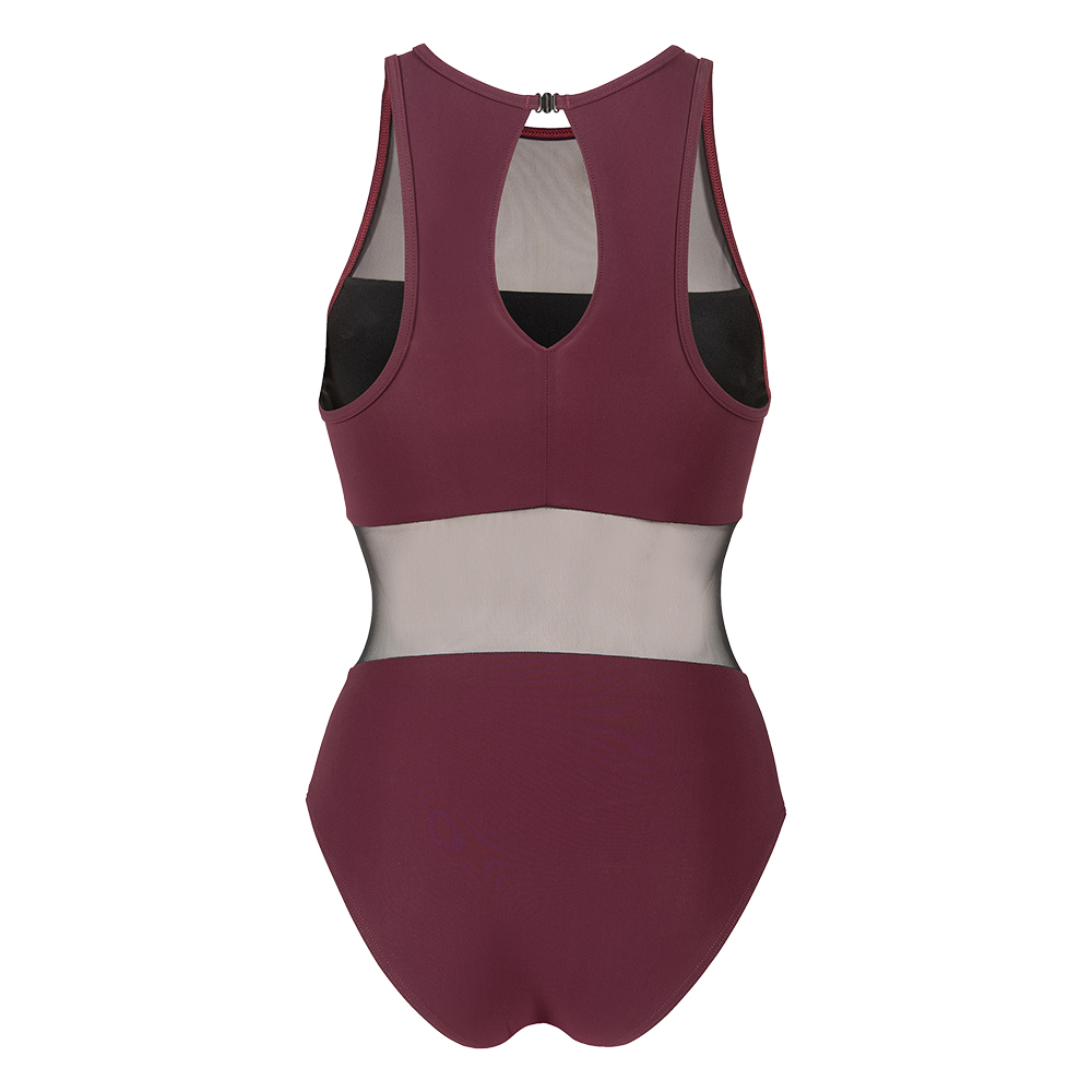 Купальник женский спортивный Arena MESH PANELS VENT BACK 