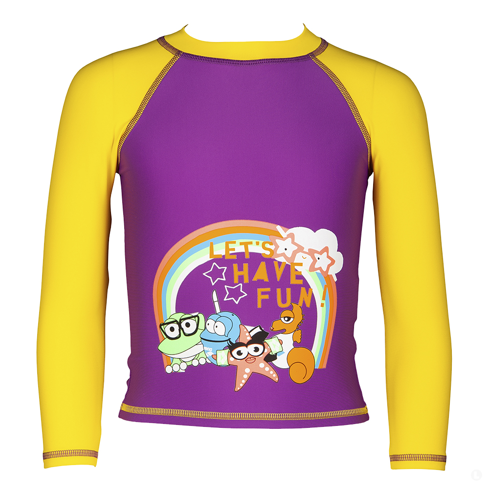 Футболка для плавания детская с длинным рукавом Arena Awt