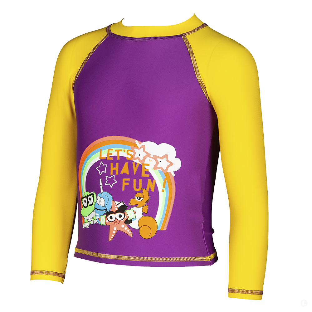 Футболка для плавания детская с длинным рукавом Arena Awt