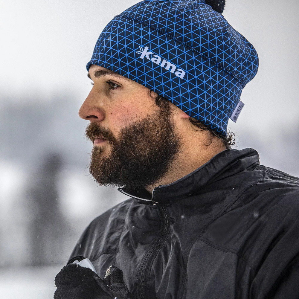 Зимняя шапка Kama gore-tex windstopper AW67-108 голубая Зимняя шапка Kama gore-tex windstopper AW67-108 голубая