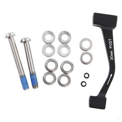 Переходник для дискового тормоза Avid Spacer set- 20 S (front 180-rear 160)stain.Caliper Mounting Bolts Переходник для дискового тормоза Avid Spacer set- 20 S (front 180-rear 160)stain.Caliper Mounting Bolts