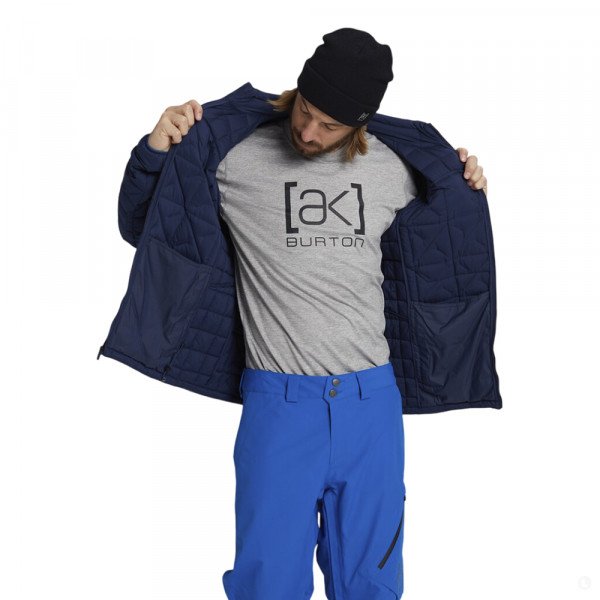 Куртка пуховая мужская Burton M AK BAKER STCH INS DRESS BLUE