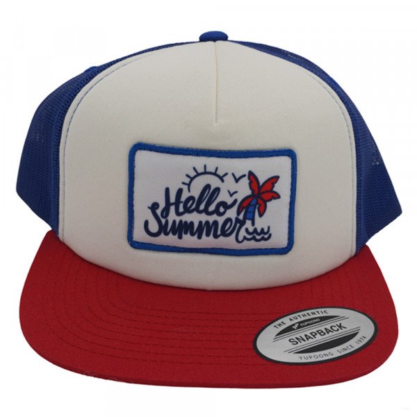 Кепка Flexfit Foam Trucker Hello summer Кепка Flexfit Foam Trucker Hello summer