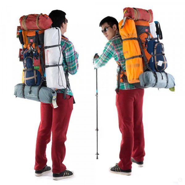 Рюкзак туристический Naturehike NH70B070-BOR 70L оранжевый