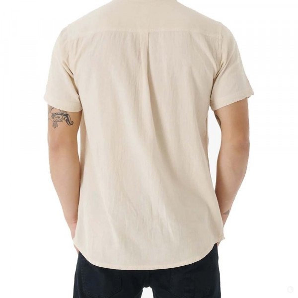 Рубашка мужская Rip Curl Washed бежевая Рубашка мужская Rip Curl Washed бежевая